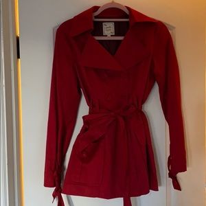 Nanette Lepore red trench